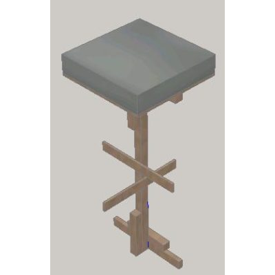 Cimbra de losa en 3d