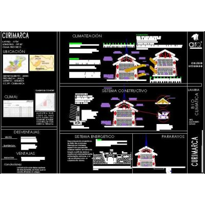 Colegio bioclimatico integrado curimarca 2da parte