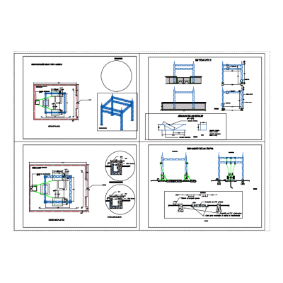 Electrical sub station with tower