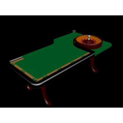Mesa de poker y ruleta , machines