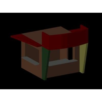 3d kiosko comida rapida