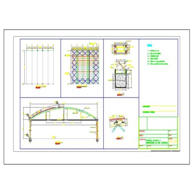 Galpon con estructura metalica