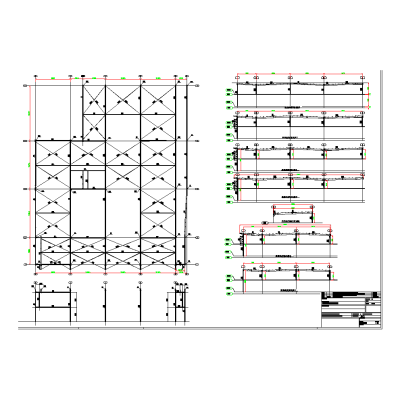 Estructura metalica - planta de montaje