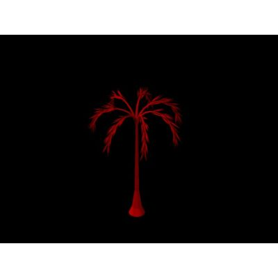Elegante Palmera Tropical en 3D
