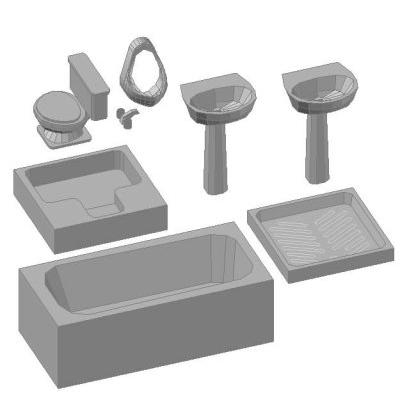 Banos 3d - sanitarios 3d