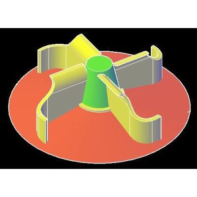 Modelo 3D de Rotor Industrial