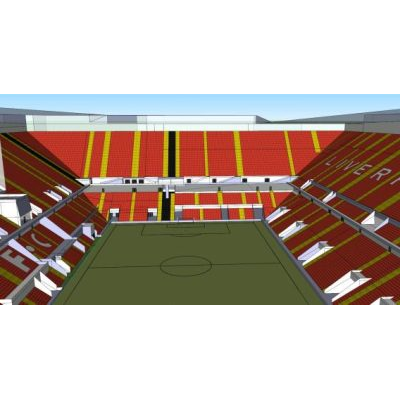 Arena - estadio liverpool standard chartered - 3d