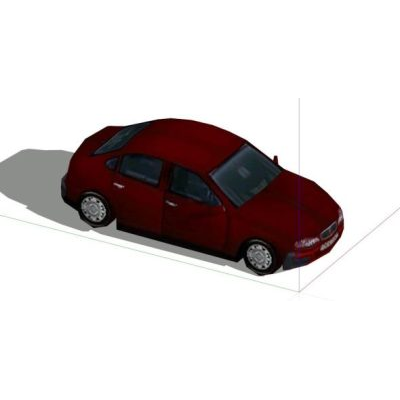 Sedan 4 doors 3d