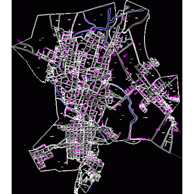 Plano topografico de la cd. de teloloapan