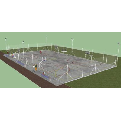 Municipal sports playground