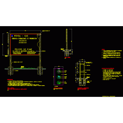 Senalizacion en planta petroleras