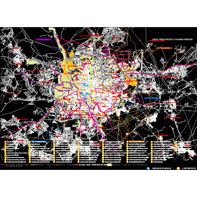 Plano de madrid-anillo ciclista