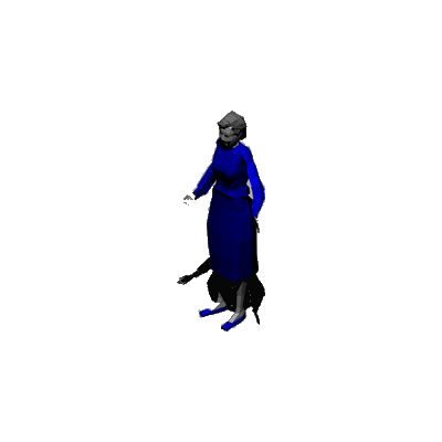 Figura Humana en 3D - Mujer de Pie