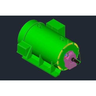 Motor 400 hp 3d