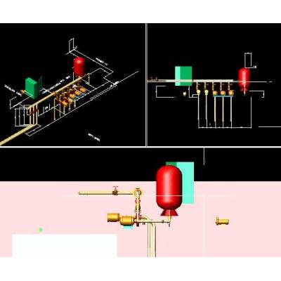 Système de pompage d'eau industrielle