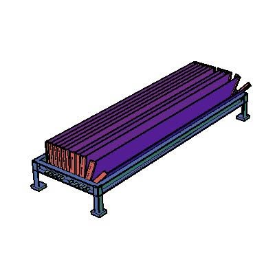 Mesa 3d para molde de concreto