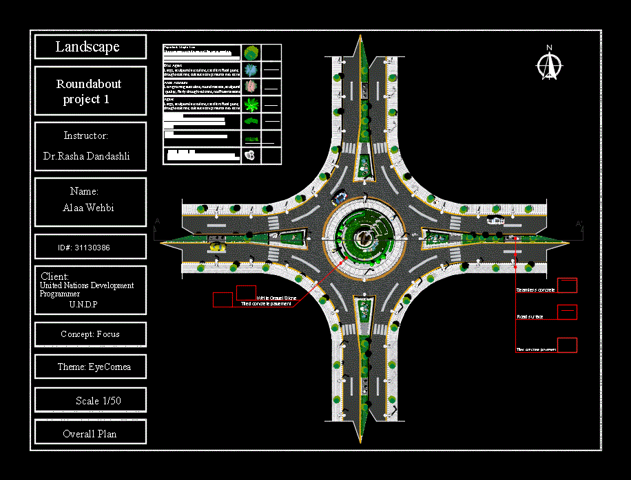 Kreisverkehr-Design