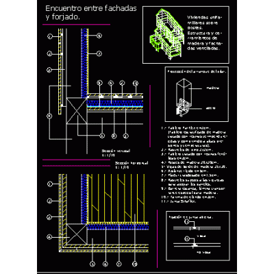 Estructura y fachada ventilada de madera