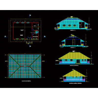 Diseño de Casa Campestre de Madera