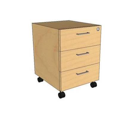 Cajonera Movil de Madera