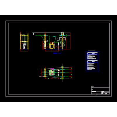 Hydroelectric top view plans