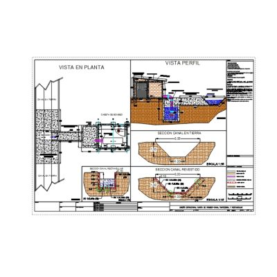Plano estructural caseta de bombeo