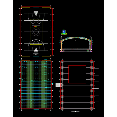 Techo parabolico coliseo zip