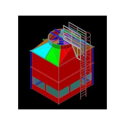 Torre de enfriamento alpina 125 - 6 sgc ii e - 3d