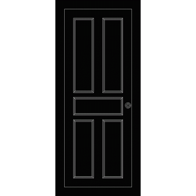 Puerta Clasica en Alzado