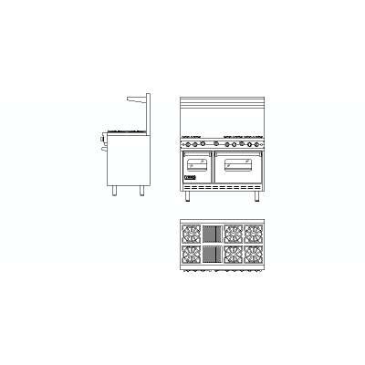 Cocina Industrial, Vistas Completas