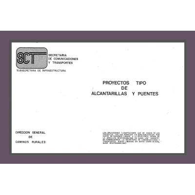 Proyectos de alcantarillas y puentes sct. pdf
