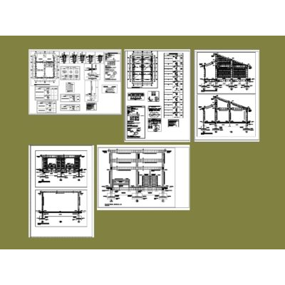 Plano de estructuras de hormigon armado modulos educativos