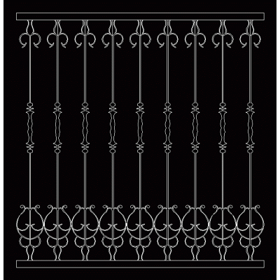 colonial railing