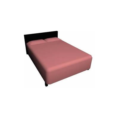 Cama matrimonial 3d
