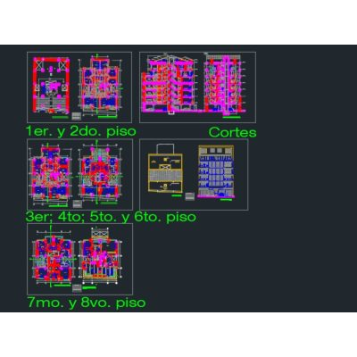 Planos Detallados de Edificio Multifamiliar