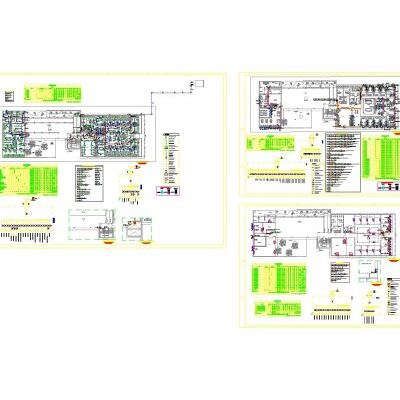 Estructura Modular para Soportar Paneles Solares 23 Electrical and hvac project - autocad