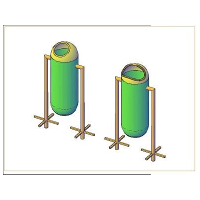 Tacho de basura 3d