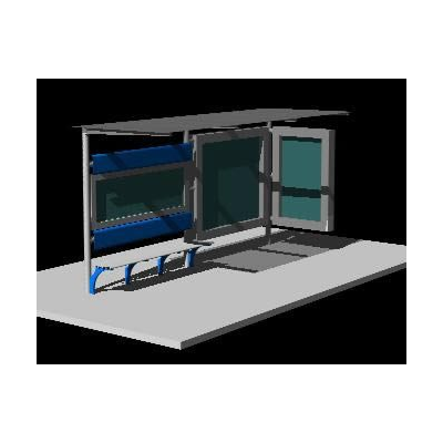 Cubierta bus 3d