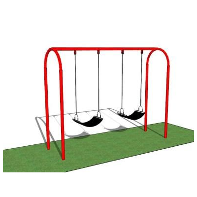 Juegos infantiles (columpios) 3d