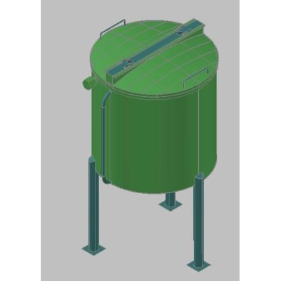 tanque de retrabalho 3d