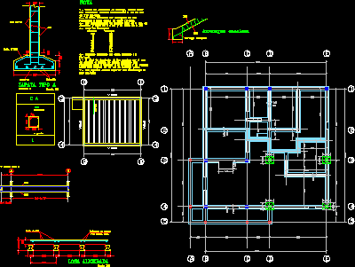 Foundation plan and details