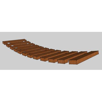Puente madera 3d