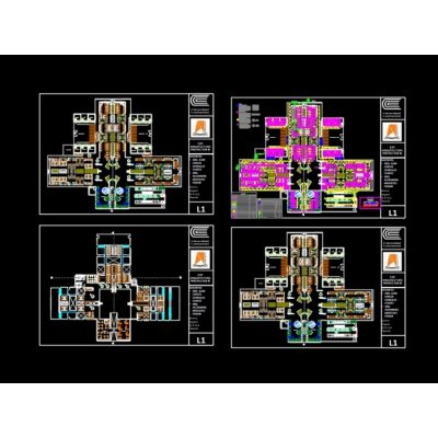 Plano de iluminación para mercado municipal