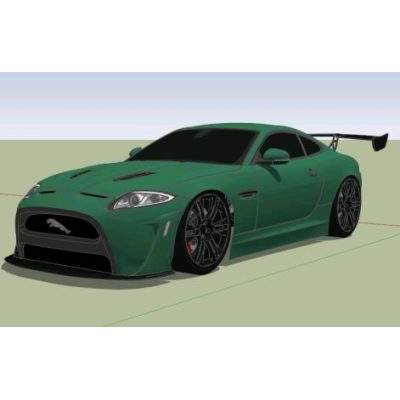 Jaguar xk - 3d