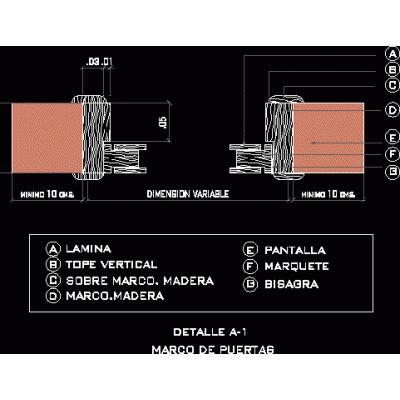 Dettaglio stipiti_legno
