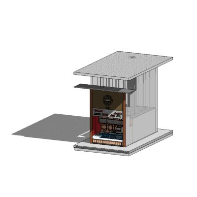 Restaurant architectural drawings rvt