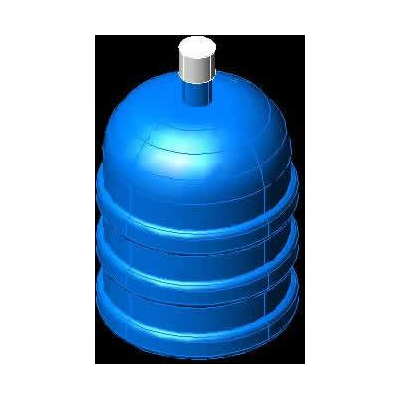 Garrafa para agua en 3d