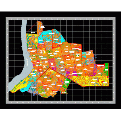 Mapa de area urbana de porto velho