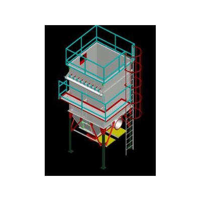 Colector de polvo 3d