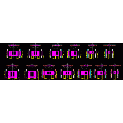 Multiple wooden openings with common opening lattices